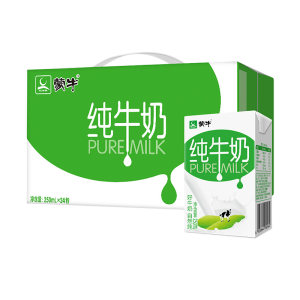 天猫超市 蒙牛 全脂纯牛奶 250ml*24包/箱