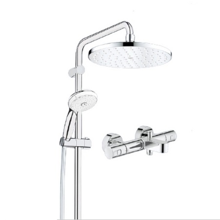 GROHE 高仪 27389002+34598000 新天瀑淋浴智能龙头花洒组合