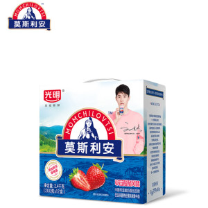光明 莫斯利安 草莓酸酪风味酸奶 200g*12盒 44.9元盛典价