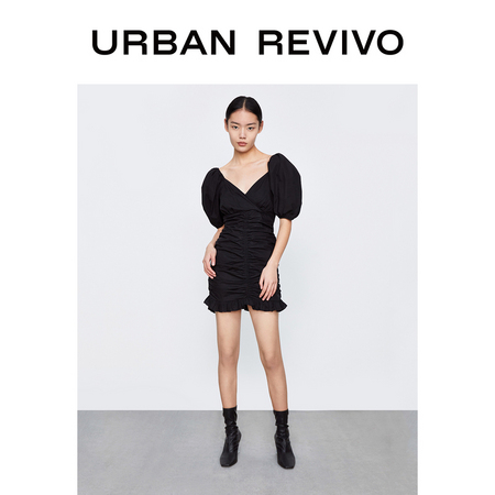 URBAN REVIVO YV09S7AN2004 女士连衣裙