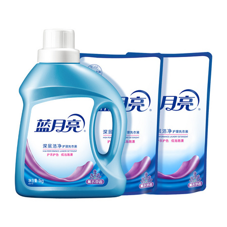 聚划算百亿补贴：Bluemoon 蓝月亮 深层洁净洗衣液 薰衣草香 2kg