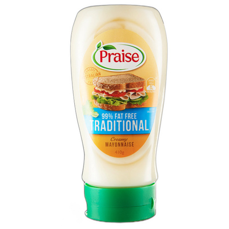 临期品：Praise 派乐斯 低脂蛋黄酱 410g*2瓶