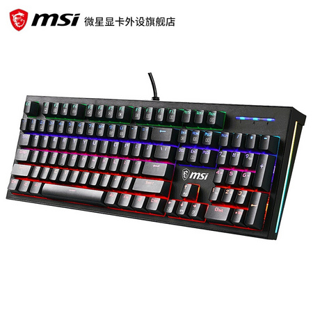 MSI 微星 GK50Z 机械键盘（青轴、104键）
