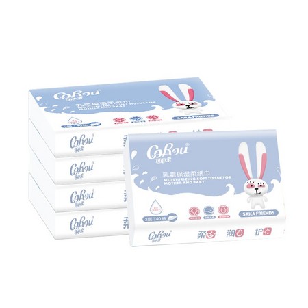 可心柔 抽纸 3层*40抽*6包（120*180mm）