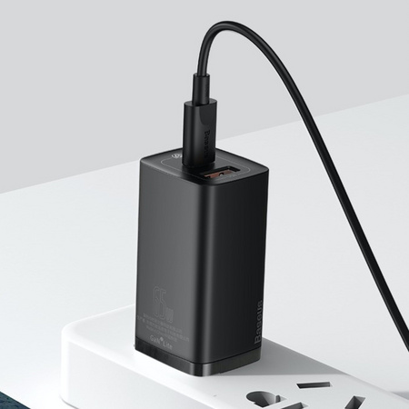 BASEUS 倍思 65W 氮化镓 充电器 65W 1C1U + 100W Type-C数据线