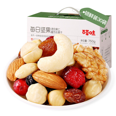 Be&Cheery 百草味 每日坚果礼盒 750g