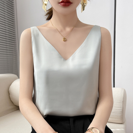 蔓芙妮丝 缎面内搭背心