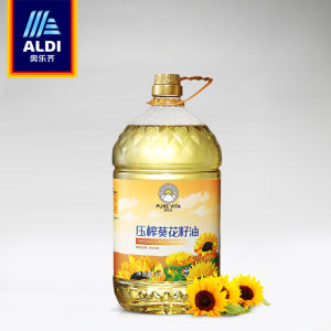 奥乐齐 ALDI 维达谷 物理压榨葵花籽油 5L 充氮保鲜