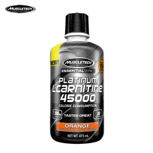 美国进口 肌肉科技 小黑瓶 液体左旋肉碱 加速燃脂 473ml 128.4元盛典价 30天量