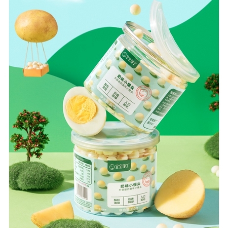 宝宝馋了 原味豆奶味小馒头 单罐装