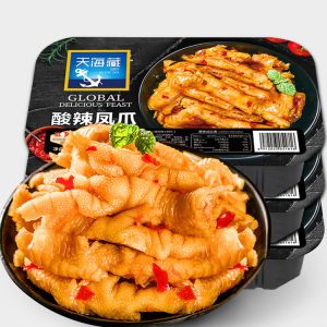 天海藏 酸辣无骨鸡爪 200g*4件