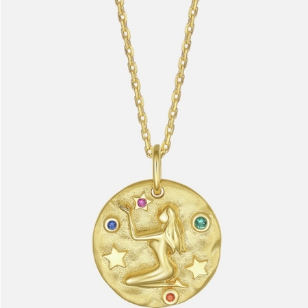 设界 DESIGN CIRCLES S1GC0002DC 复古星座金币项链