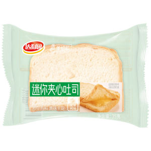 达利 迷你夹心吐司菠萝味 10袋*2件 新鲜生产短保13天