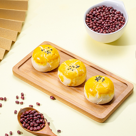 百万田 红豆味蛋黄酥 6枚装