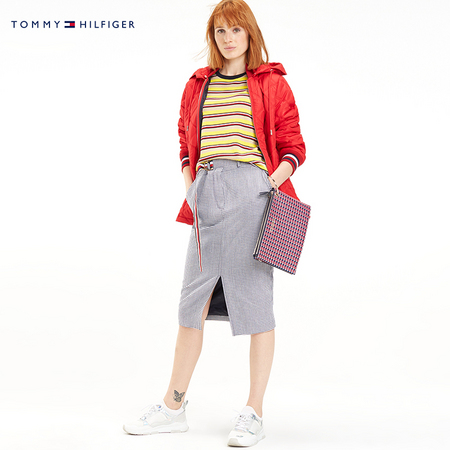 TOMMY HILFIGER 汤米·希尔费格 WW0WW25086 女装半身裙