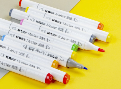 M&G 晨光 APMV0901 马克笔套装 24色24支装 送4件礼