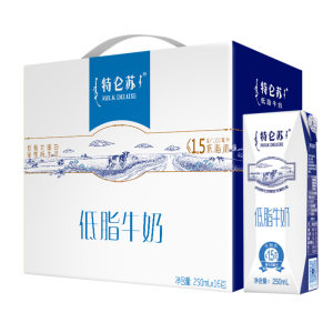 蒙牛 特仑苏低脂牛奶 250ml*16包 利乐钻包装