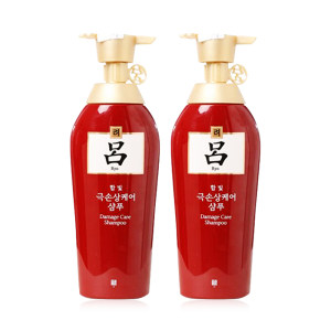 韩国原装进口 Ryo红吕 烫染修护洗发水 500ml*2瓶