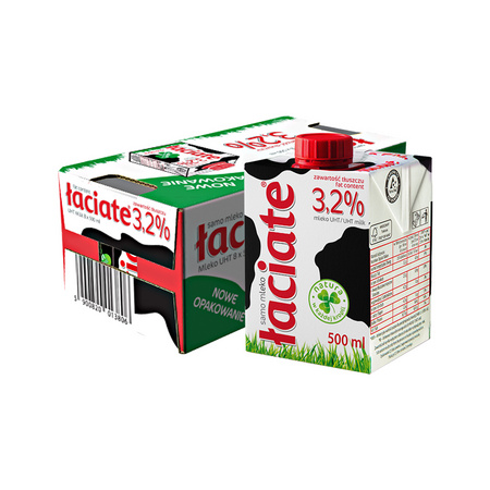 88VIP：Laciate 兰雀 全脂纯牛奶500ml*8盒
