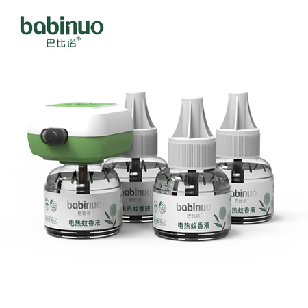 babinuo 巴比诺 电热蚊香液 4瓶驱蚊液+1个加热器