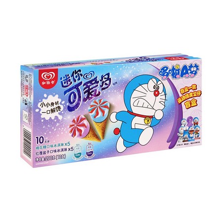 PLUS会员：WALL'S 和路雪 迷你可爱多甜筒 家庭装 20g*10支