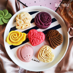 糕叔家 日式和果子 糕点礼盒 8枚8口味