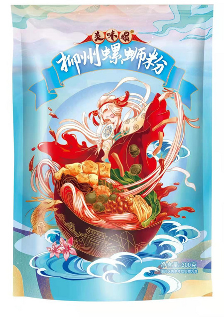 美味螺 螺蛳粉 柳州正宗螺丝粉300g*3包