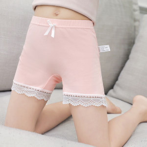 xomojing/小魔鲸 女童 精梳纯棉安全裤 2条 双层抗菌内档