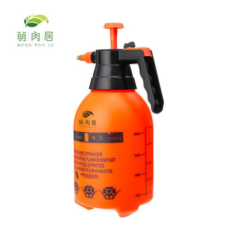 萌肉居 加厚2升橙色压力喷壶