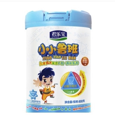 JUNLEBAO 君乐宝 小小鲁班 较大宝宝配方奶粉 4段 800g