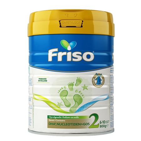 Friso 美素佳儿 荷兰版 婴儿配方奶粉 2段 800g罐