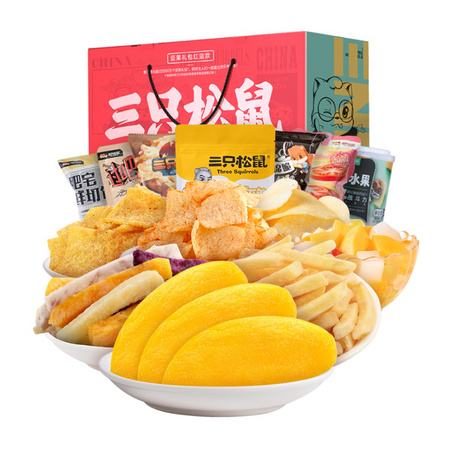 Three Squirrels 三只松鼠 缤纷果干礼包 570g