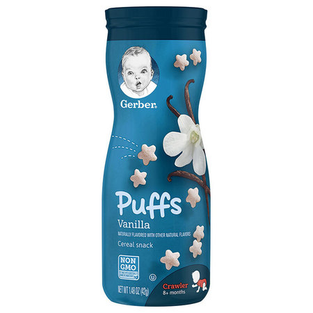 陪伴计划专享：Gerber 嘉宝 星星米饼 42g 香草味