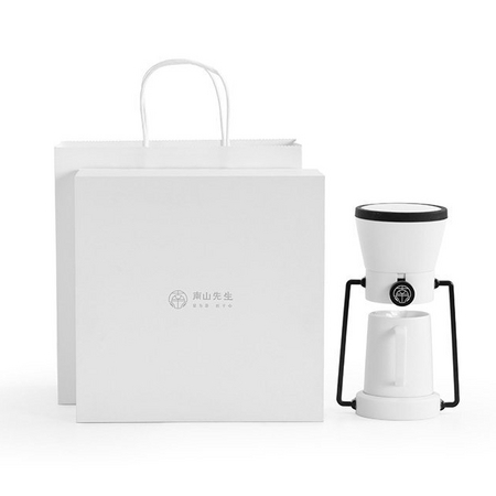 南山先生 简泡自动茶具 C6 釉白色