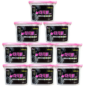 花仙子 衣柜 活性炭除湿剂 吸潮盒 9盒装 共2133g 可吸湿4L水