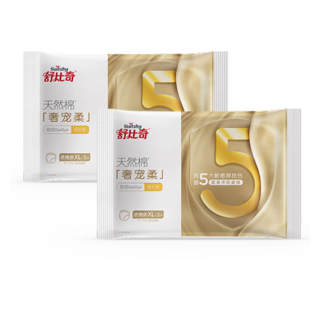 Suitsky 舒比奇 奢宠柔系列 婴儿拉拉裤 XL 试用装6片