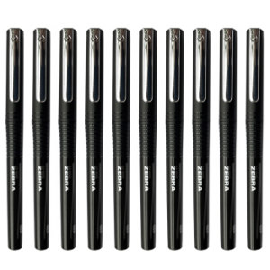 ZEBRA 斑马 C-JB1 银蛇直液式中性笔 0.5mm 10支装