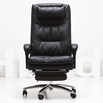 HBADA 黑白调 112BPJ 办公椅真皮电脑椅