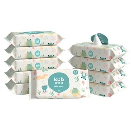 88VIP：kub 可优比 婴儿湿巾 20抽 10包装