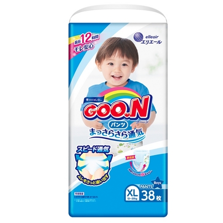 88VIP：GOO.N 大王 维E系列 拉拉裤 XL38片 4包装 男宝宝