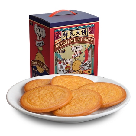 鲜呆这 鲜乳饼干 600g