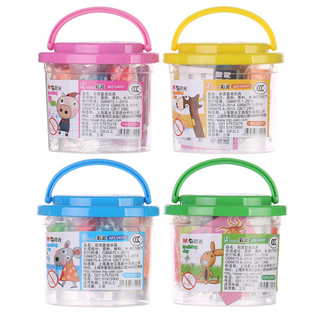 M&G 晨光 AKE04001 桶装彩泥 9色