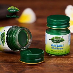 泰国万金油 Napattiga 青草膏15g*3瓶 防蚊/跌打损伤 29元包邮 直降10元