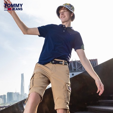 TOMMY HILFIGER 汤米·希尔费格 TOMMY JEANS DM0DM04266 男士短袖POLO衫