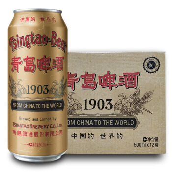 TSINGTAO 青岛啤酒 1903 复古罐 500ml*12听