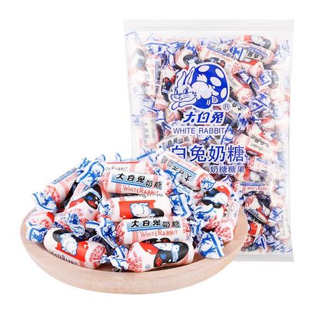88VIP：WHITE RABBIT 大白兔 奶糖 经典原味 500g