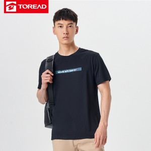 探路者 男女 棉感速干透气休闲T恤