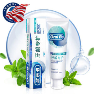 PLUS会员：Oral-B 欧乐-B 牙龈专护牙膏 修护清新型 200g