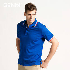 本米 男长绒棉双丝光Polo衫