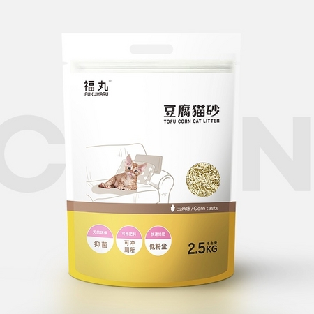 FUWAN 福丸 宠物 豆腐猫砂 2.5kg
